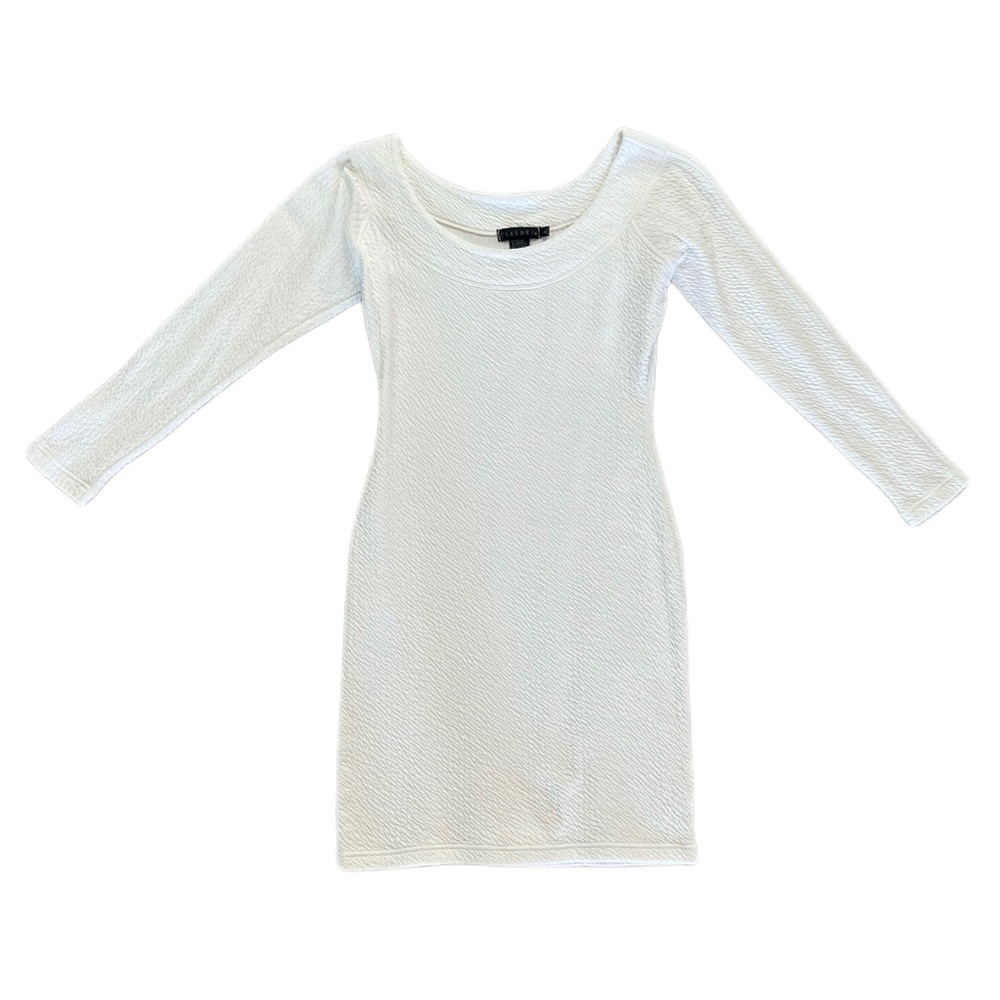 Claude Z white fitted dress